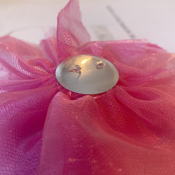 Large Oversized Pink Tulle Flower Appliqué Sex & The City - Picture 5 of 7